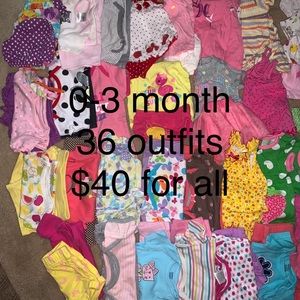 0-3 month girl clothes
